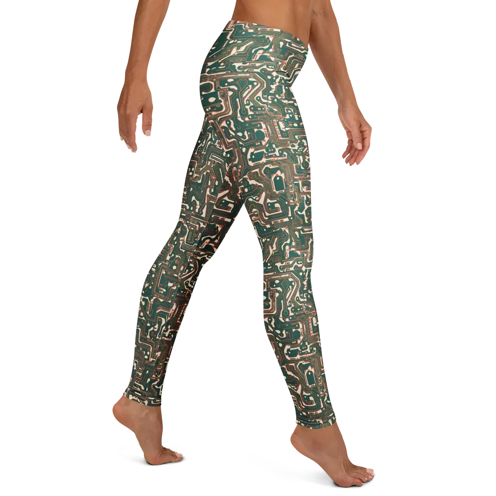 Copper Circuit on Leggings — Right