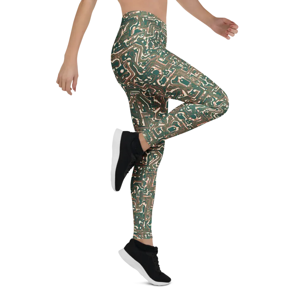 Copper Circuit on Leggings — Right