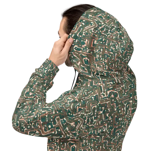 Copper Circuit on a Hoodie