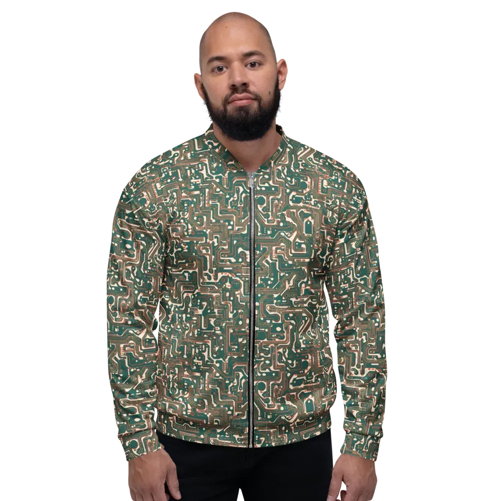 Copper Circuit on Bomber Jacket — Front
