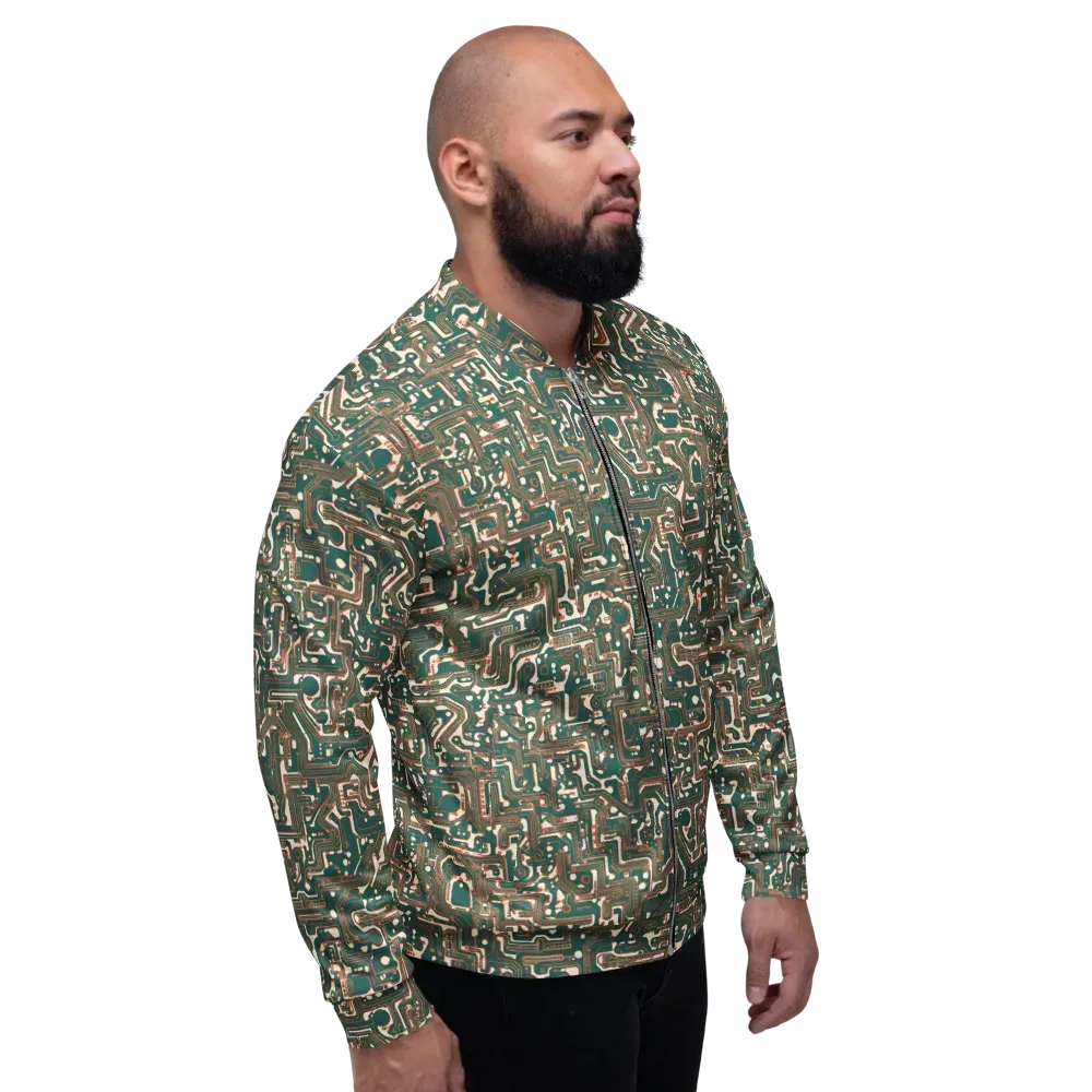 Copper Circuit on Bomber Jacket — Right