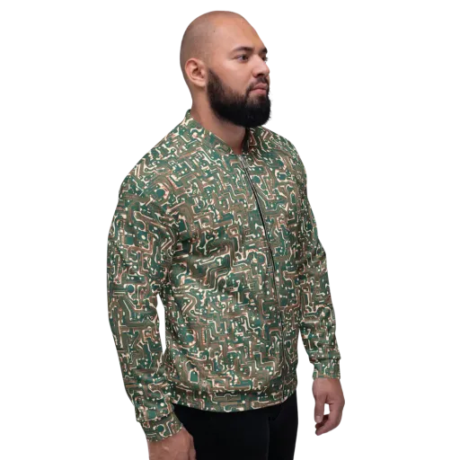 Copper Circuit on a Bomber Jacket