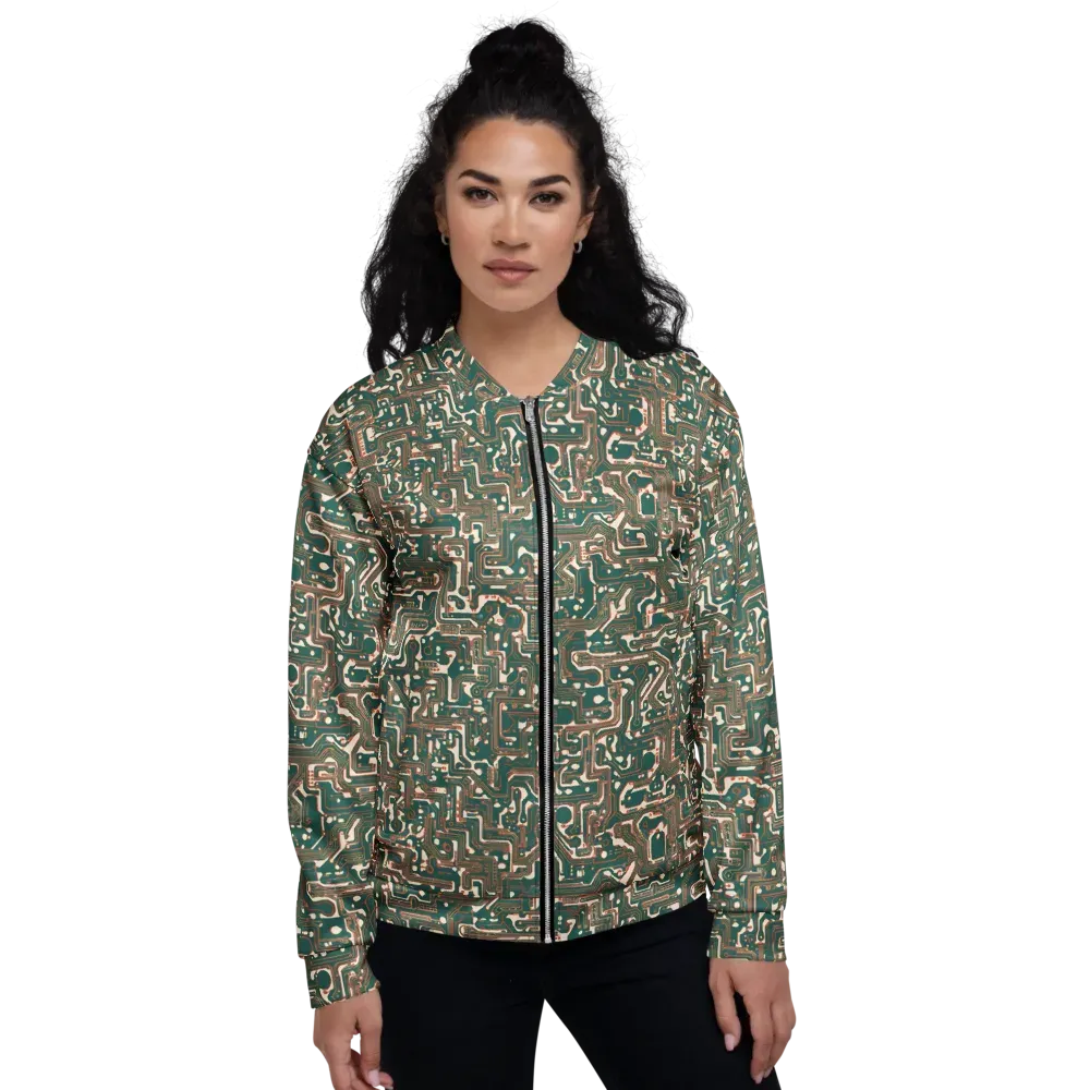 Copper Circuit on Bomber Jacket — Front