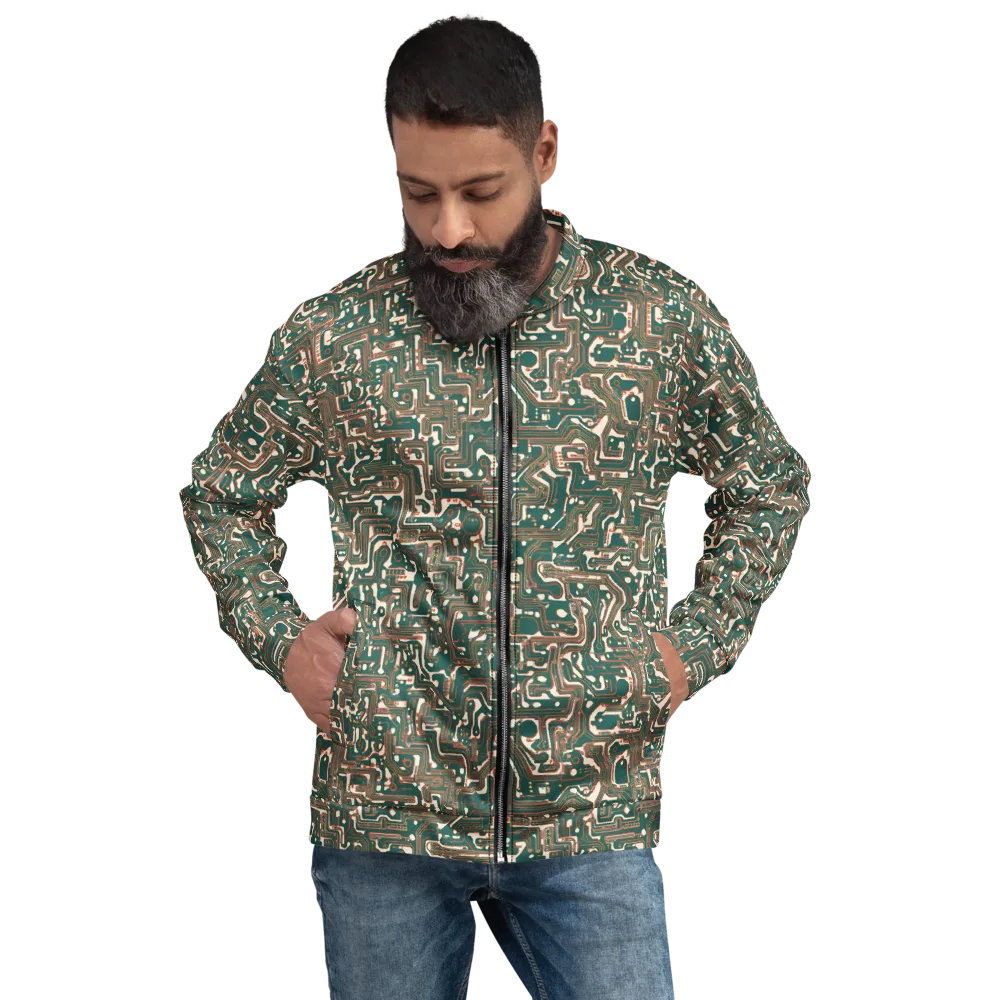 Copper Circuit on Bomber Jacket — Front