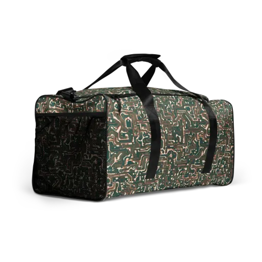 Copper Circuit on a Duffle Bag