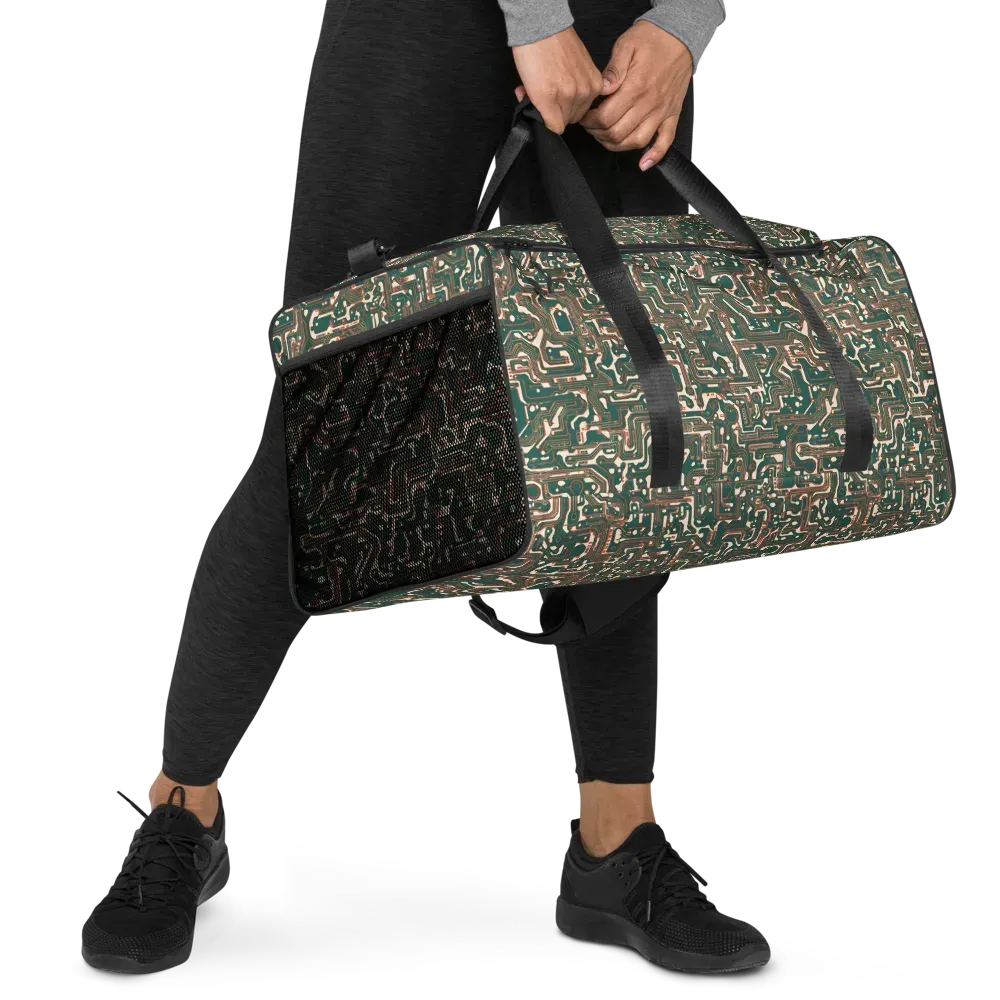 Copper Circuit on Duffle Bag — Right Front