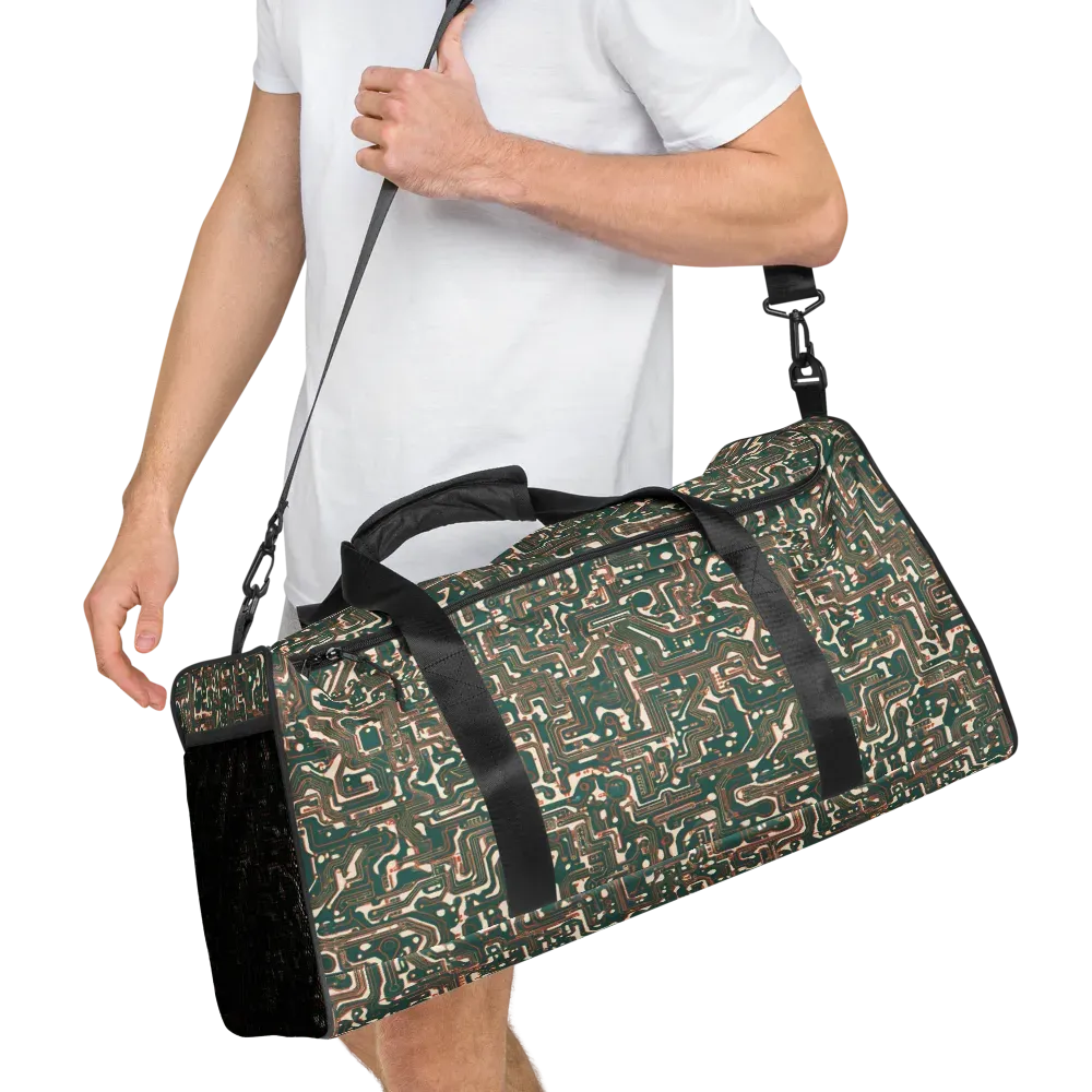 Copper Circuit on Duffle Bag — Right Front
