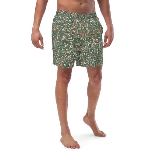 Copper Circuit on a Swim Trunks