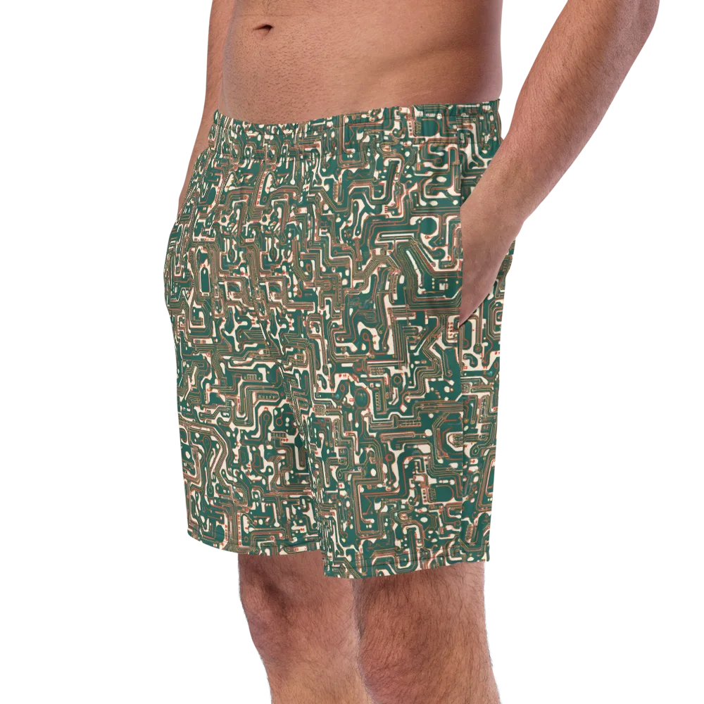Copper Circuit on Swim Trunks — Left Front