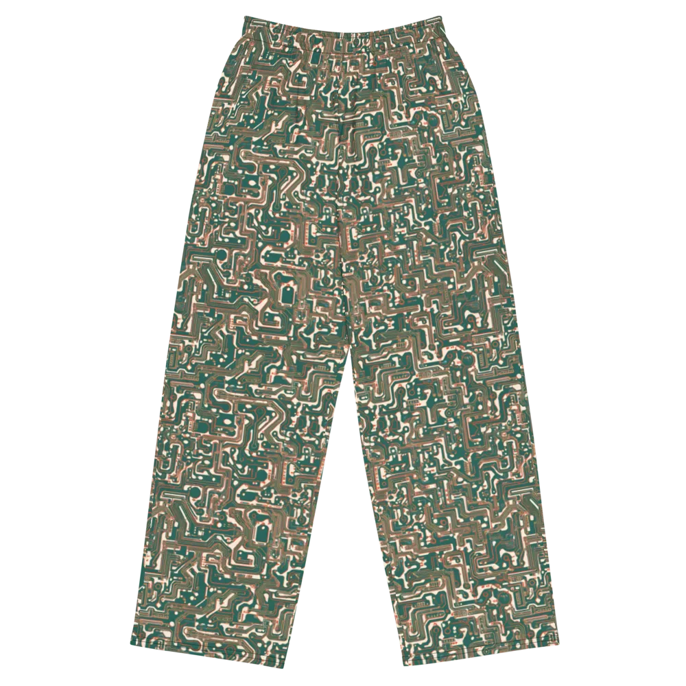 Copper Circuit on Wide-Leg Pants — Front