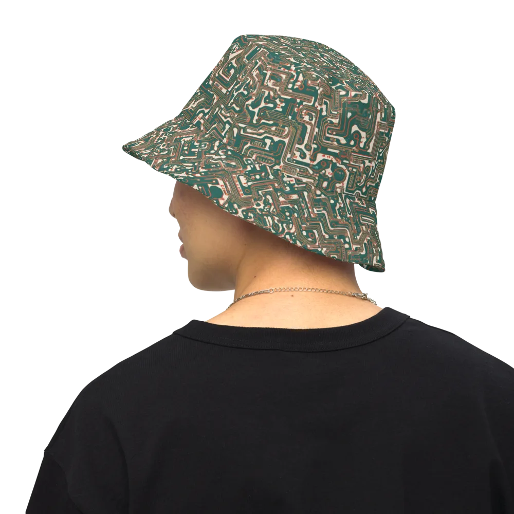 Copper Circuit on Reversible Bucket Hat — Back Inside