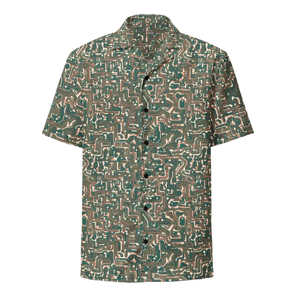 Copper Circuit on Button Shirt — Front