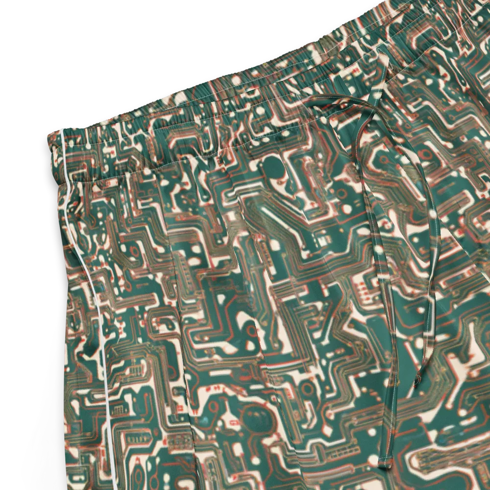 Copper Circuit on Women's Pajama Shorts — Product details