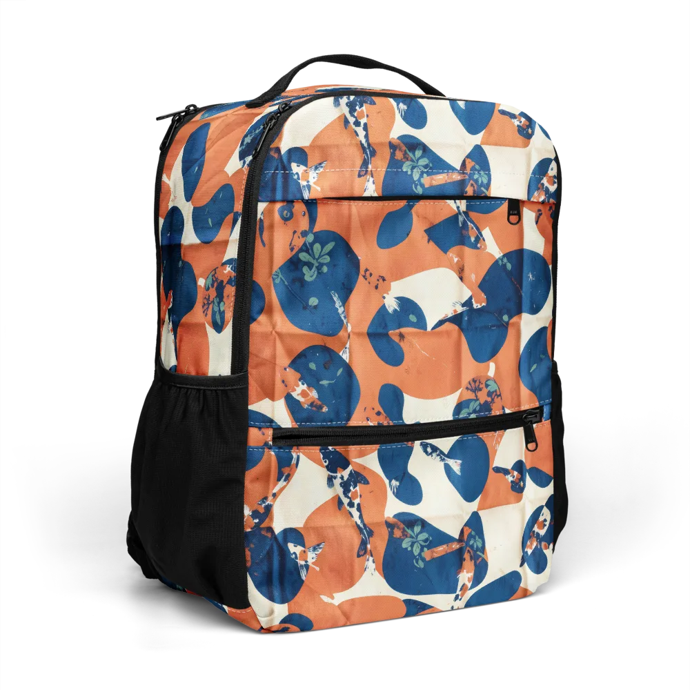Koi Pop on Utility Backpack — Right Front