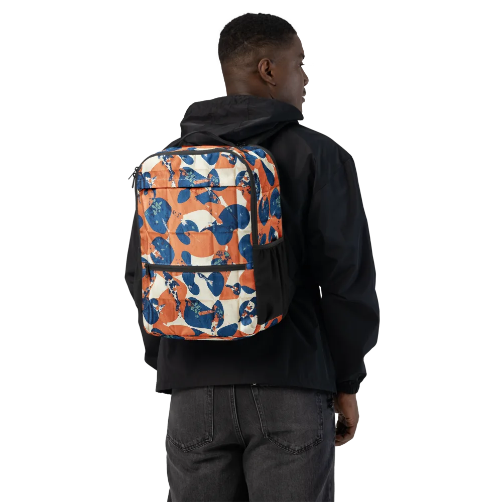 Koi Pop on Utility Backpack — Back