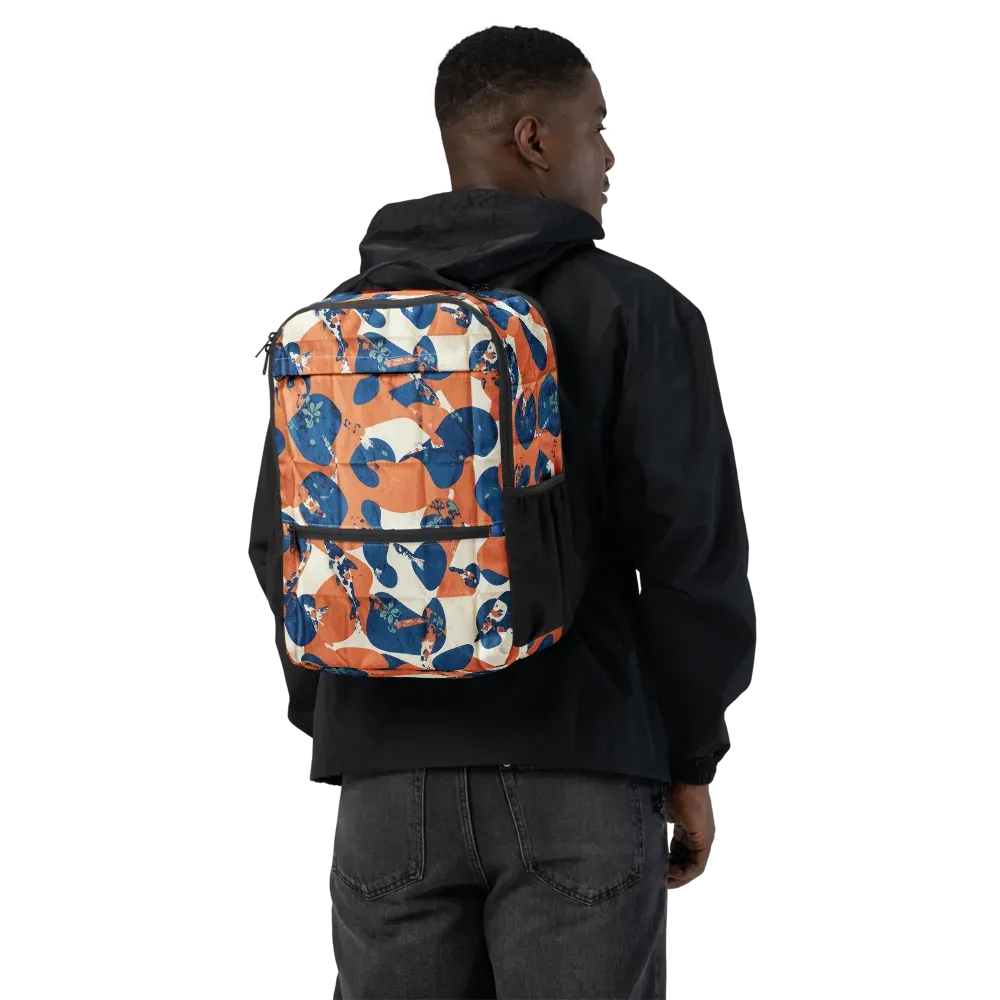 Koi Pop on Utility Backpack — Back
