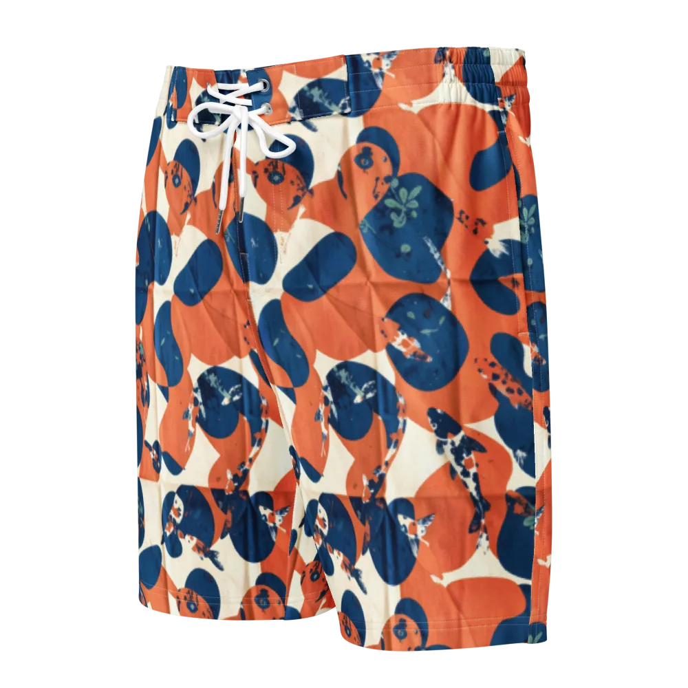 Koi Pop on Men's Board Shorts — Front
