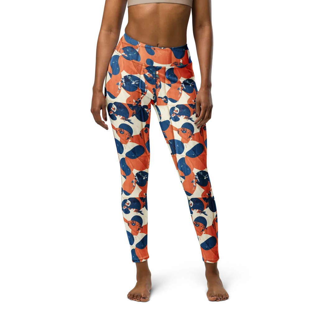Koi Pop on Yoga Leggings — Front