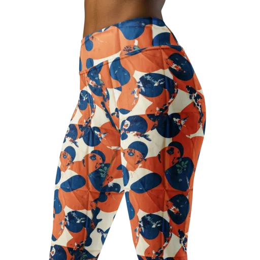 Koi Pop on a Yoga Leggings