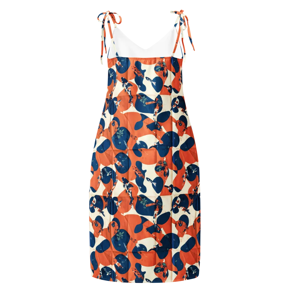 Koi Pop on Slip Dress — Back