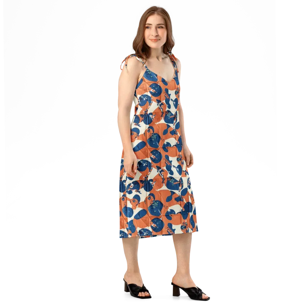 Koi Pop on Slip Dress — Right Front