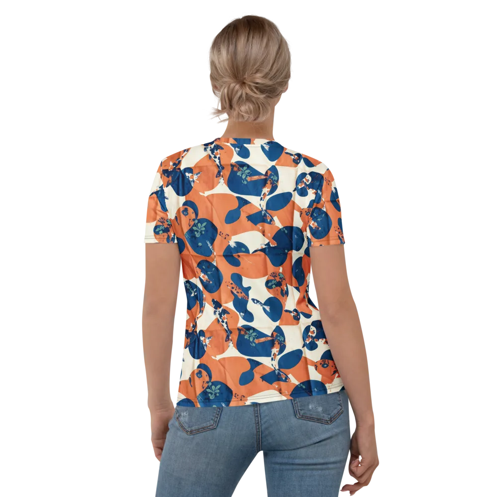 Koi Pop on Women's Crew Neck T-Shirt — Back
