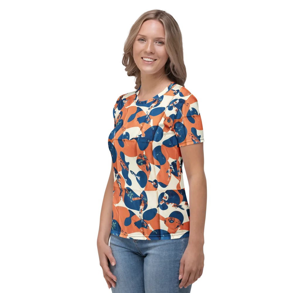 Koi Pop on Women's Crew Neck T-Shirt — Left