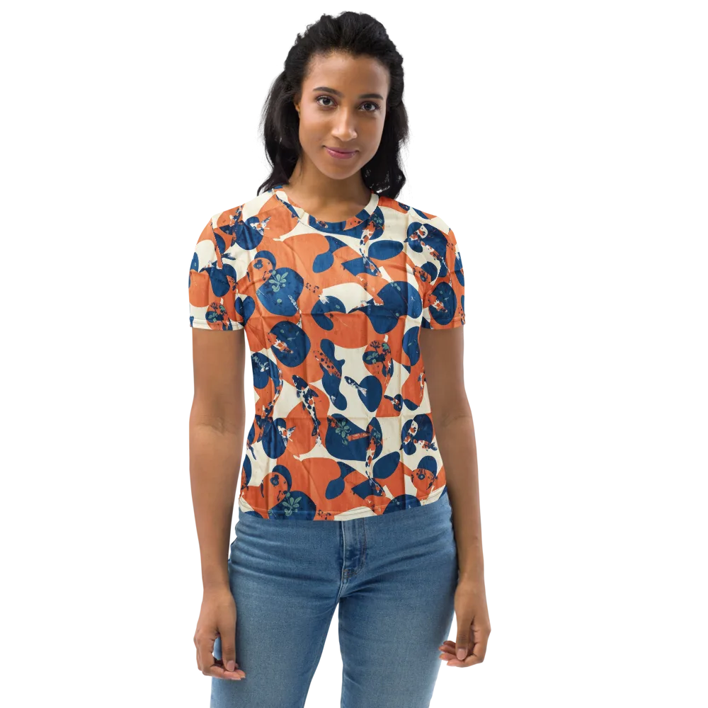 Koi Pop on Women's Crew Neck T-Shirt — Front