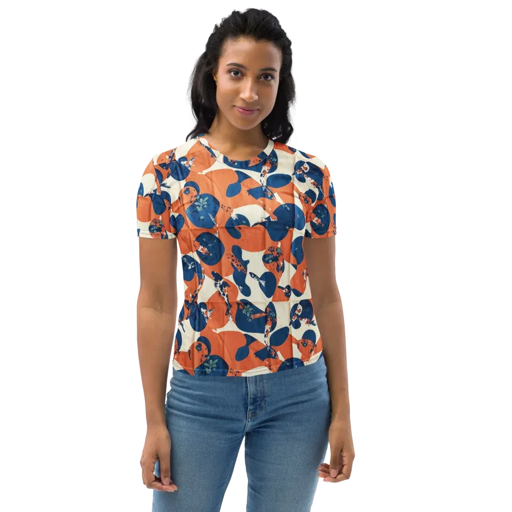 Koi Pop on Women's Crew Neck T-Shirt — Front