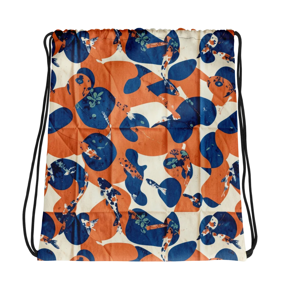 Koi Pop on Drawstring Bag — Photo