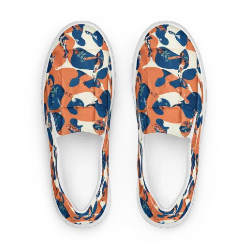 Koi Pop on a Women's Slip-On Canvas Shoes