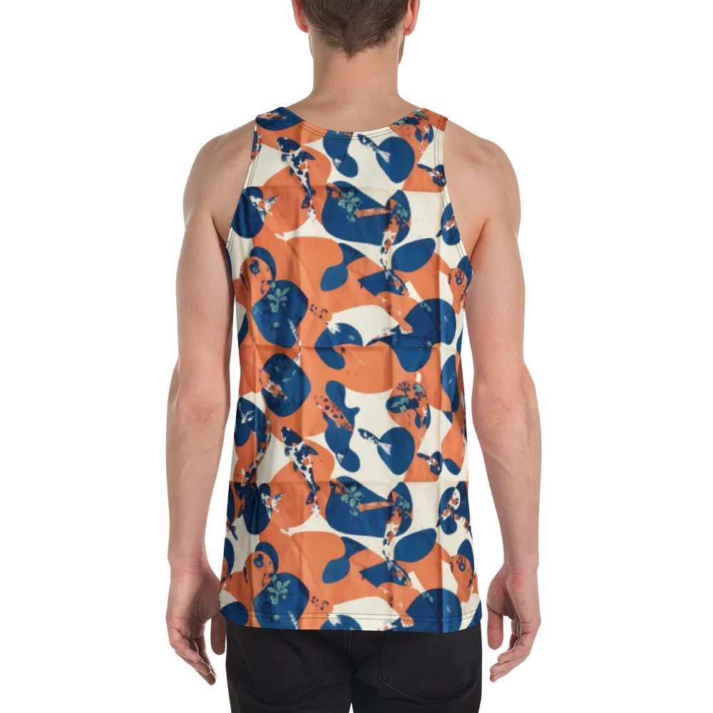 Koi Pop on Men's Tank Top — Back