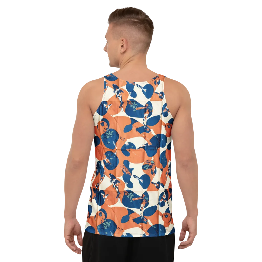 Koi Pop on Men's Tank Top — Back