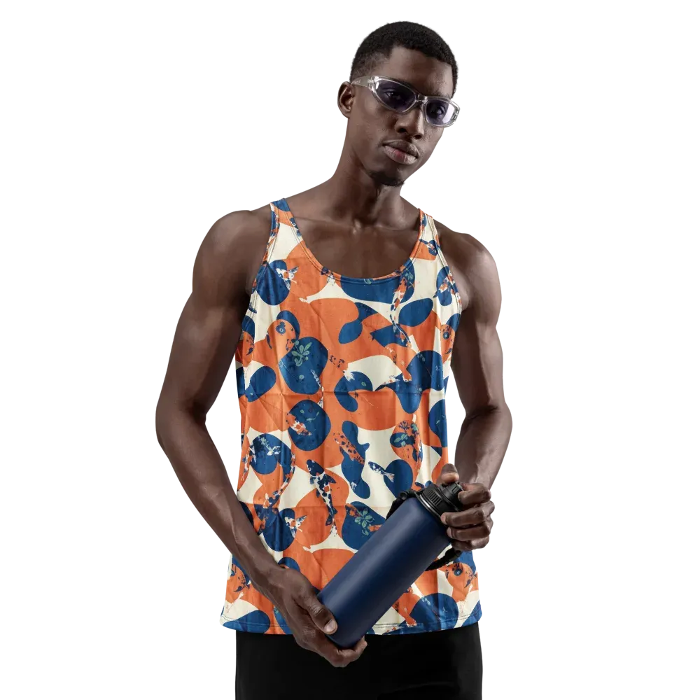 Koi Pop on Men's Tank Top — Front