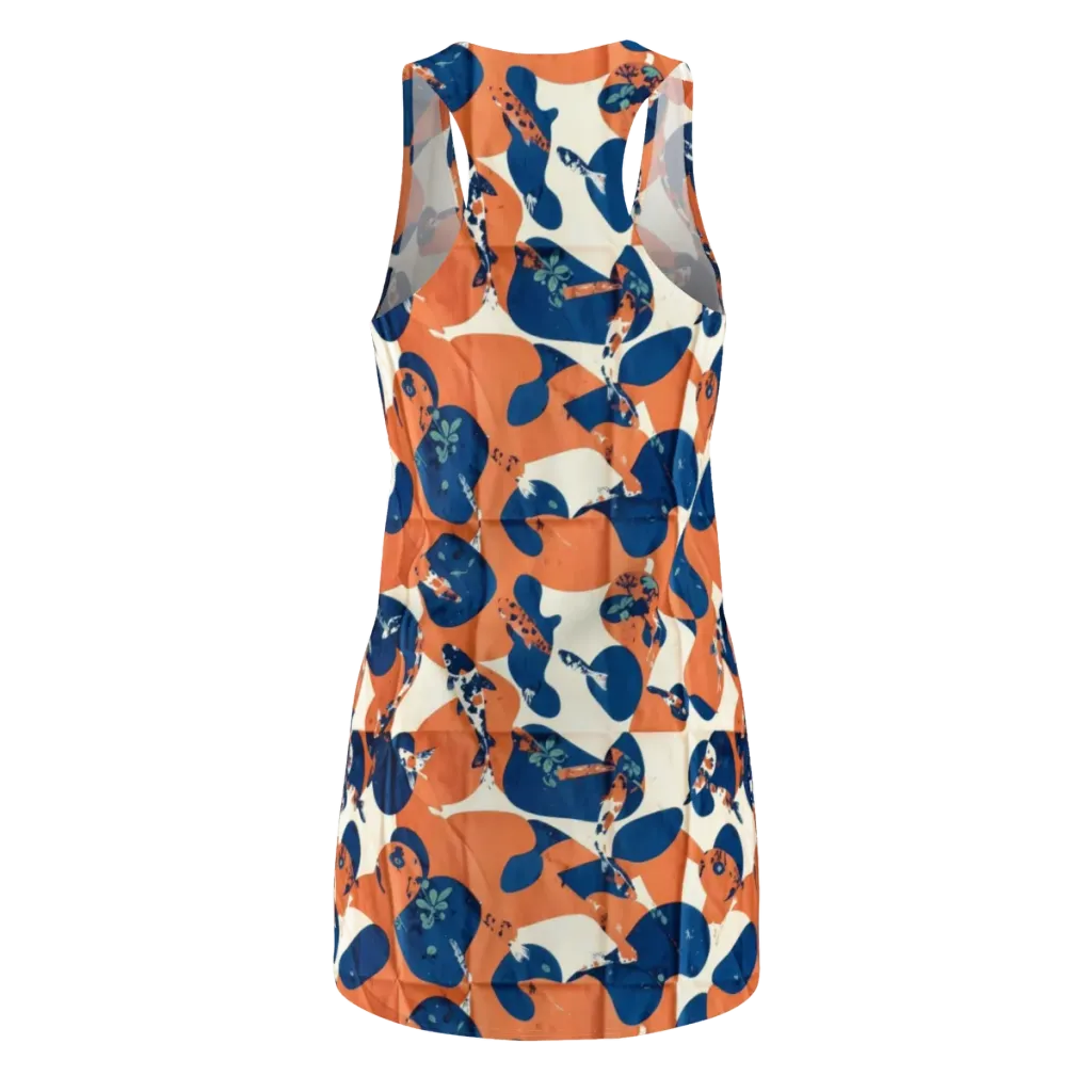 Koi Pop on Racerback Dress — Back
