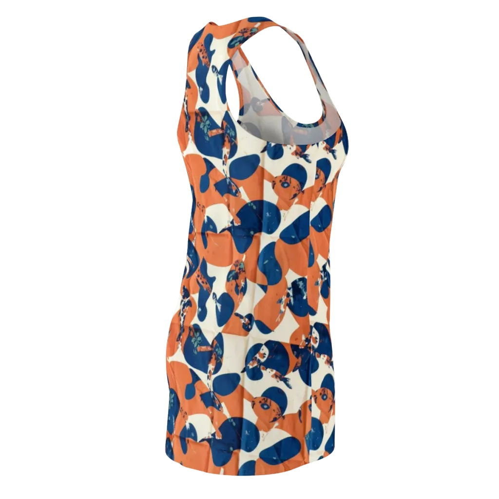 Koi Pop on Racerback Dress — Back Side