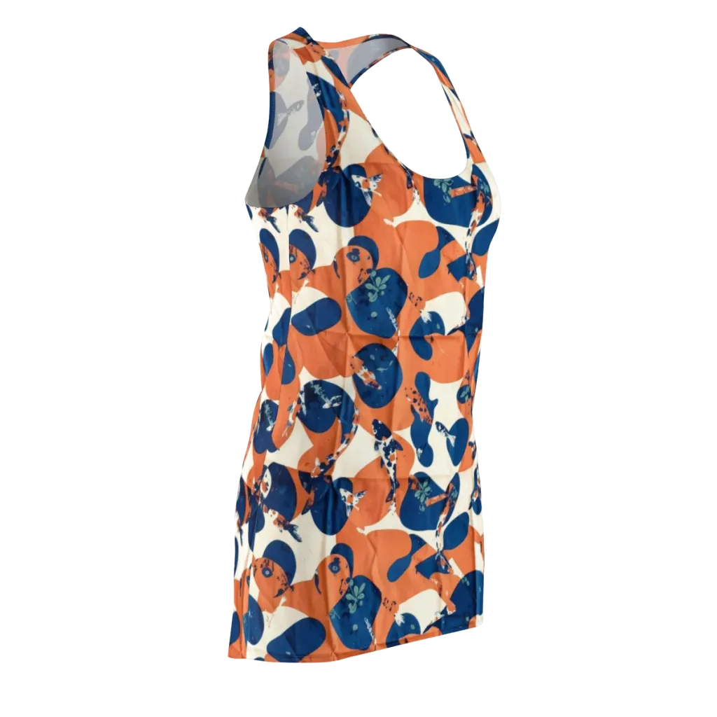 Koi Pop on Racerback Dress — Front Side