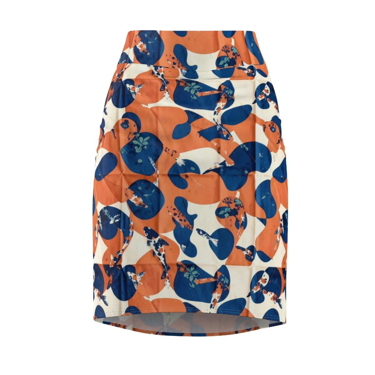 Koi Pop on Pencil Skirt — Front