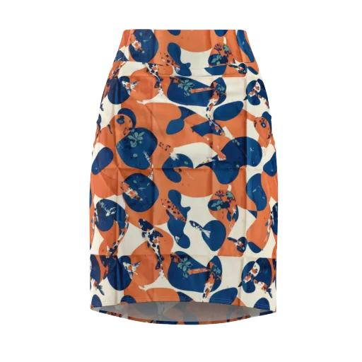 Koi Pop on a Pencil Skirt