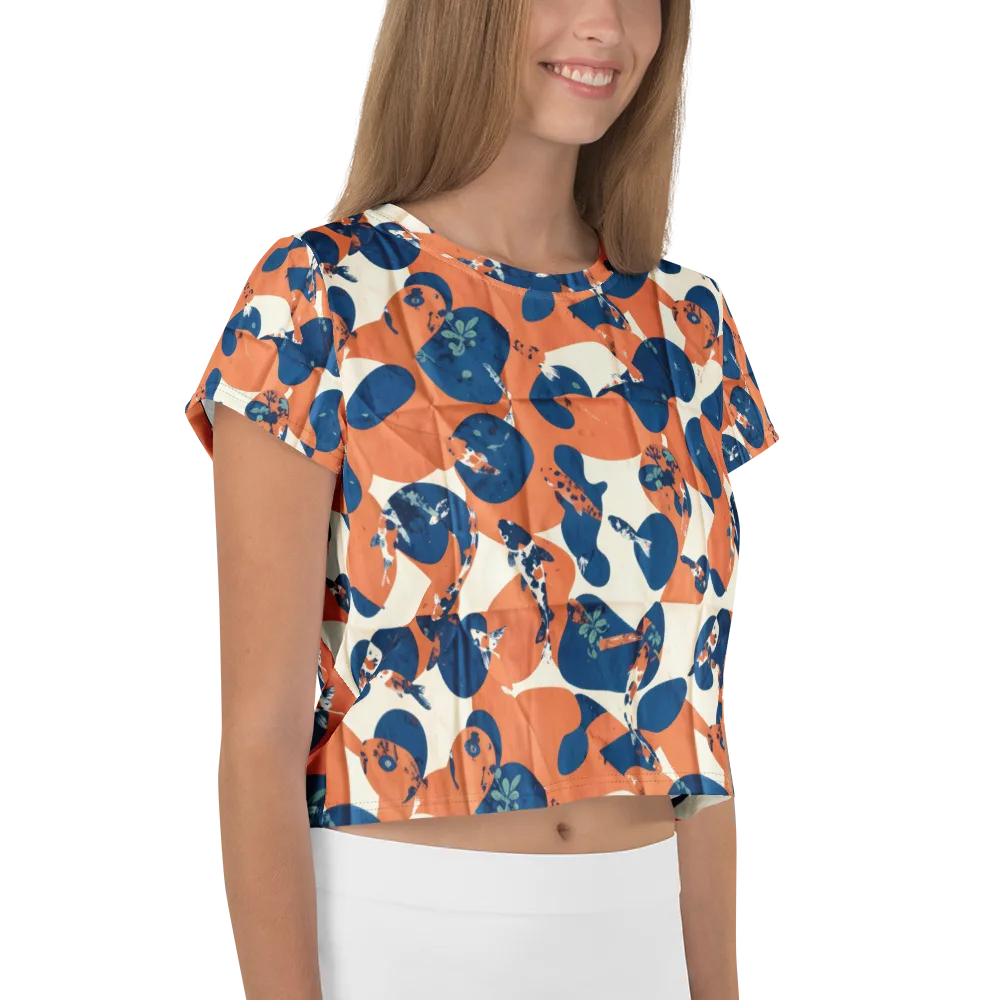 Koi Pop on Crop Tee — Right