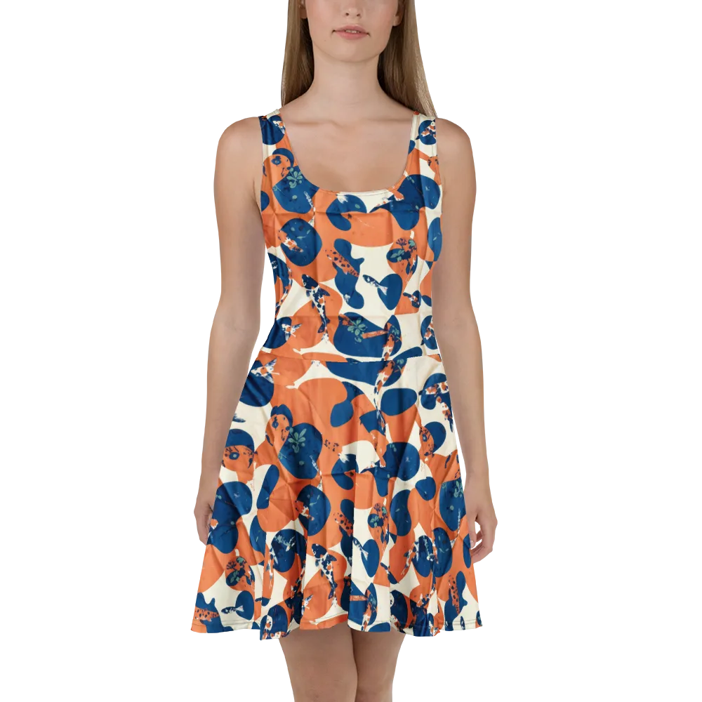Koi Pop on Skater Dress — Front