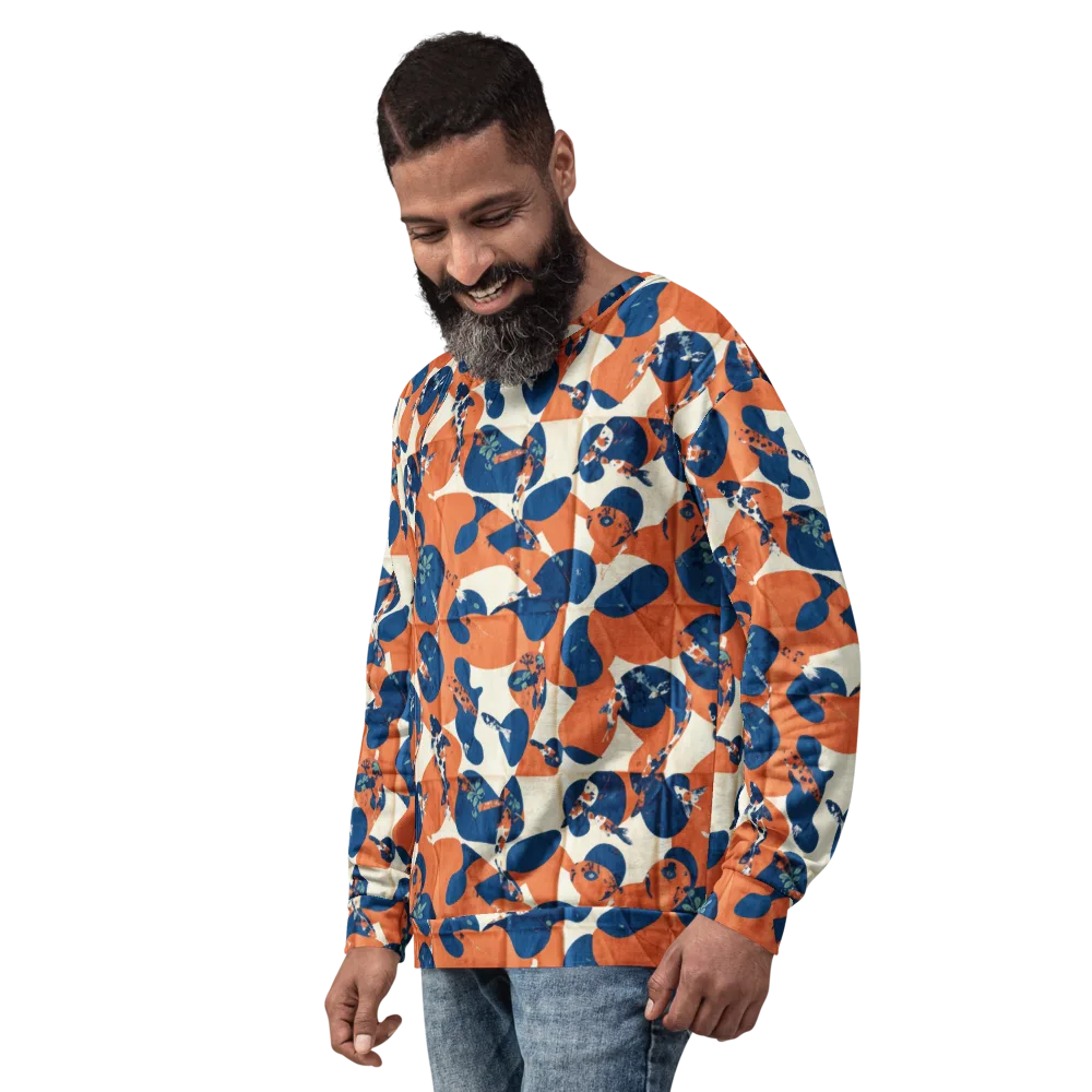 Koi Pop on Sweatshirt — Left Front