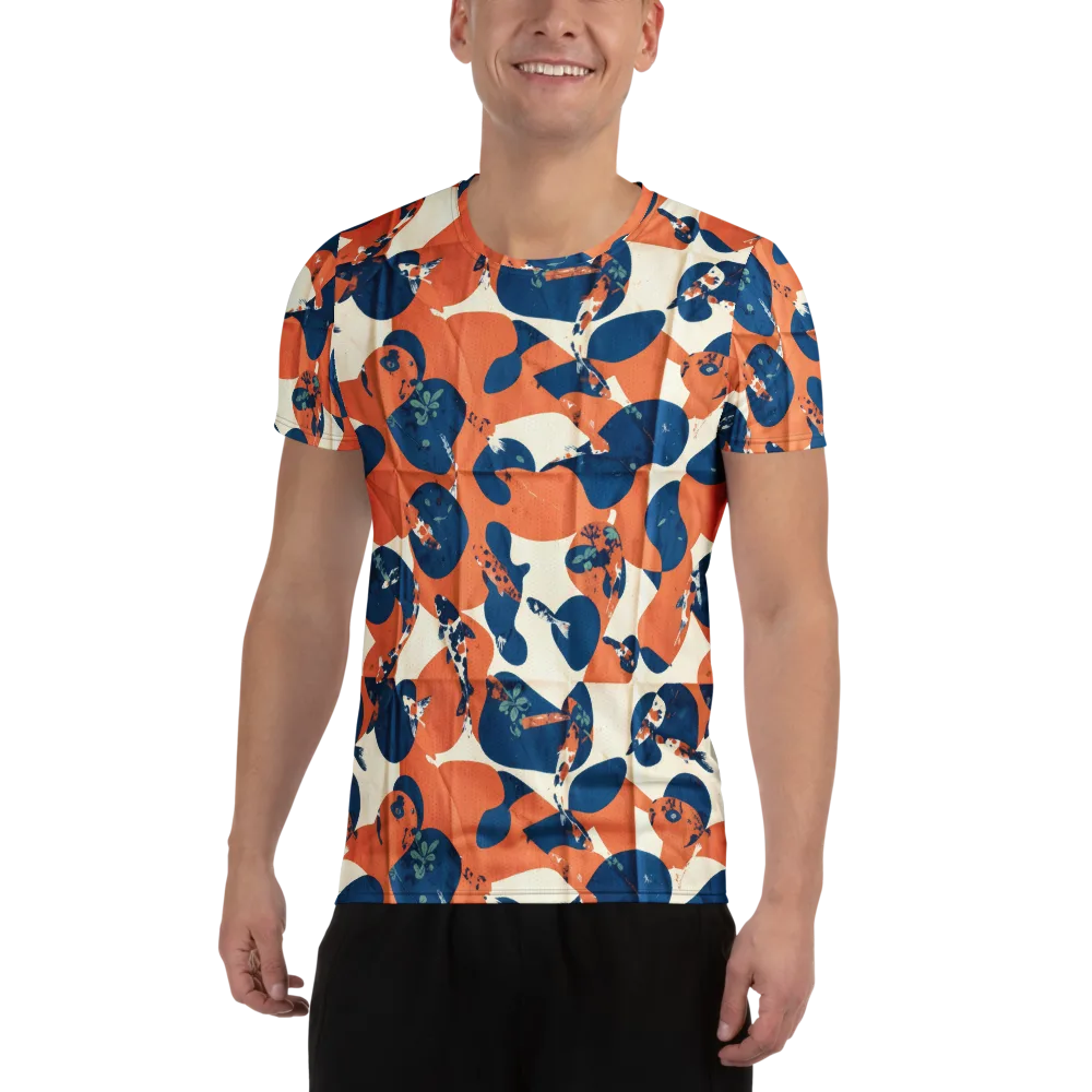 Koi Pop on Men's Athletic T-Shirt — Front