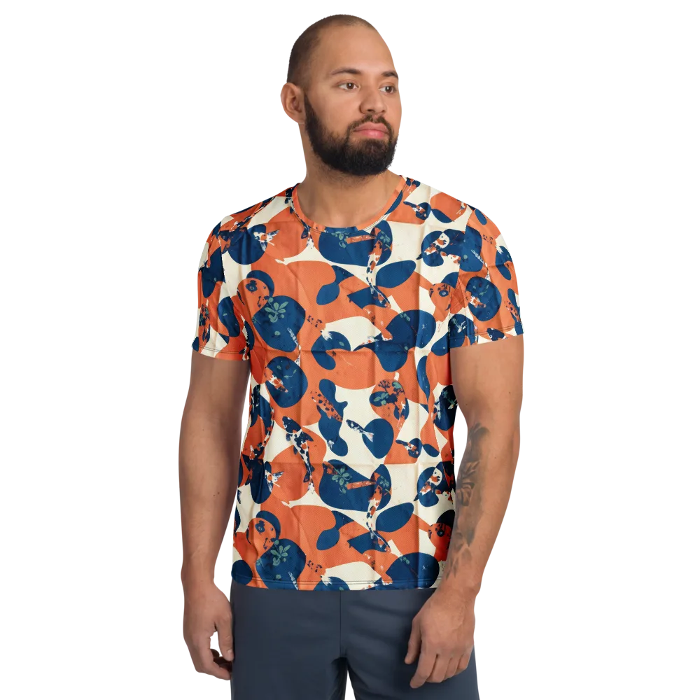 Koi Pop on Men's Athletic T-Shirt — Front