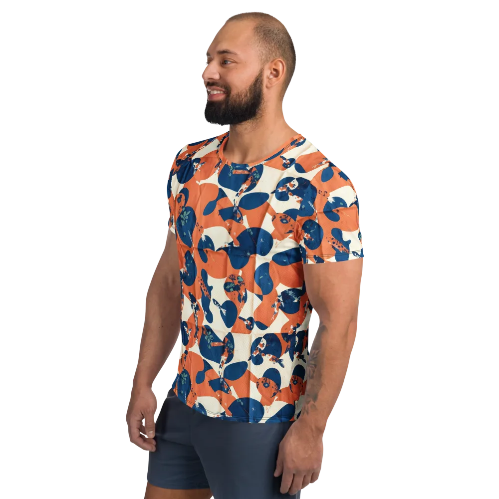 Koi Pop on Men's Athletic T-Shirt — Left