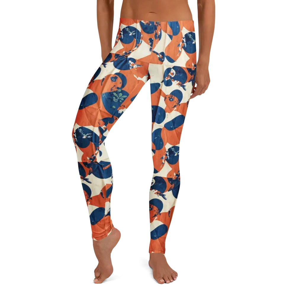Koi Pop on Leggings — Front