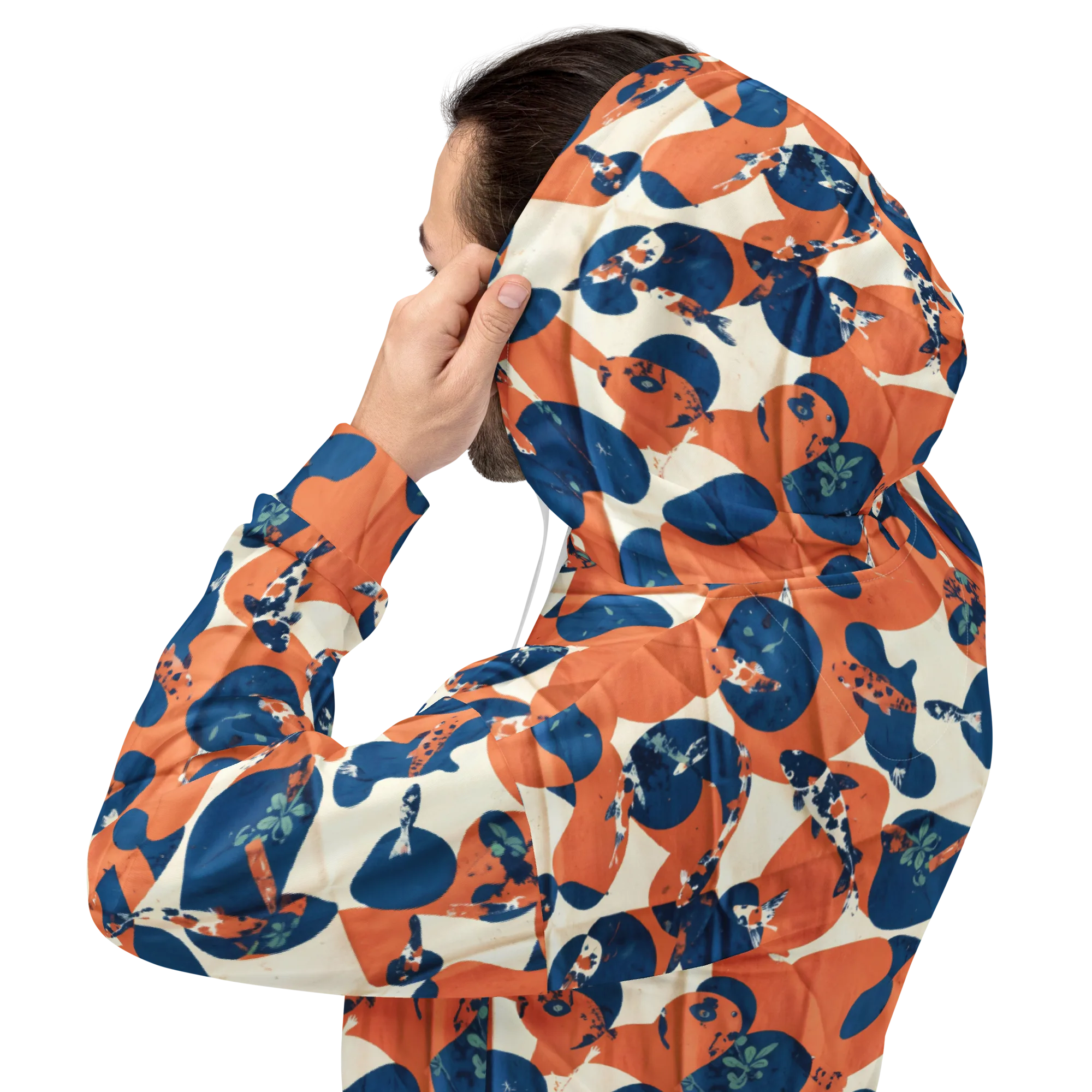 Koi Pop on Hoodie — Back