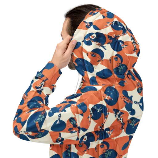 Koi Pop on a Hoodie