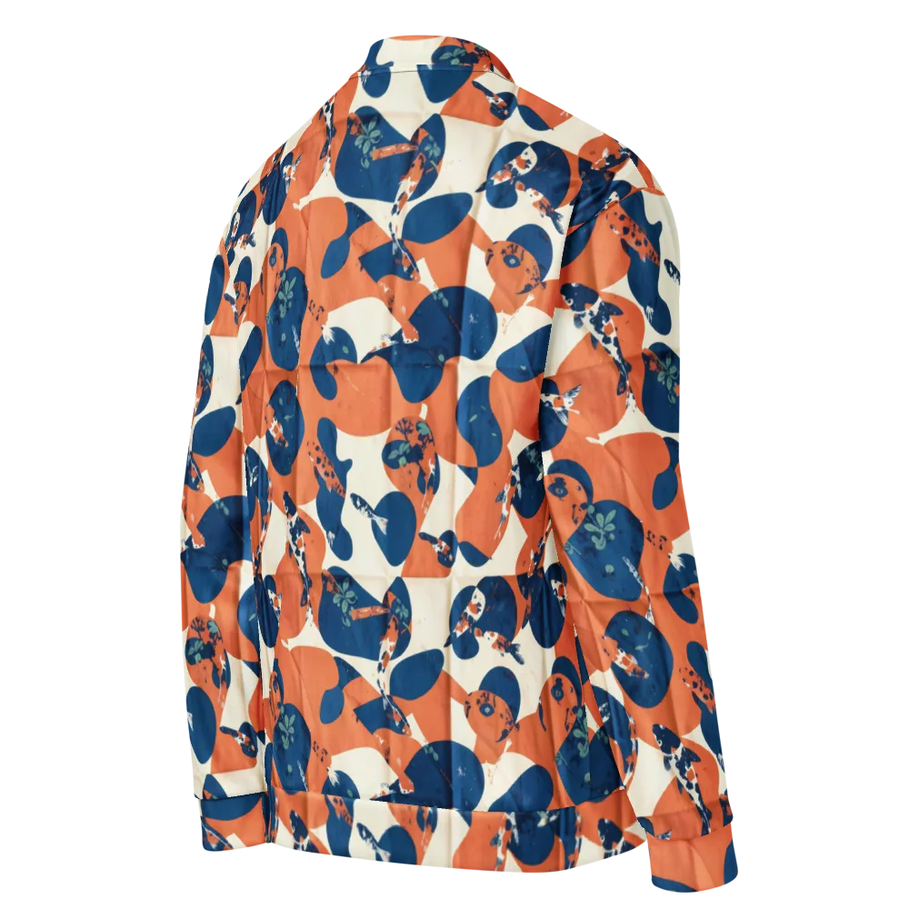 Koi Pop on Bomber Jacket — Right Back