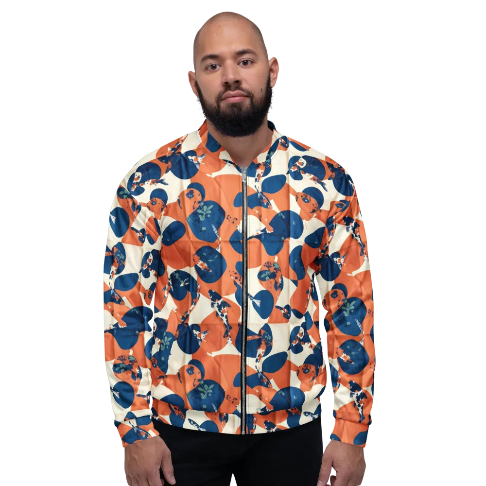 Koi Pop on Bomber Jacket — Front